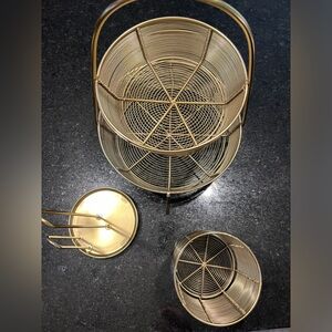 Gold kitchen set